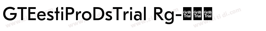 GTEestiProDsTrial Rg字体转换